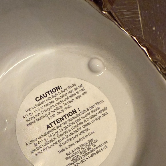 Bath & Body Works Golden Turkey 3 Wick Candle Holder Thanksgiving NWOT - Picture 10 of 10